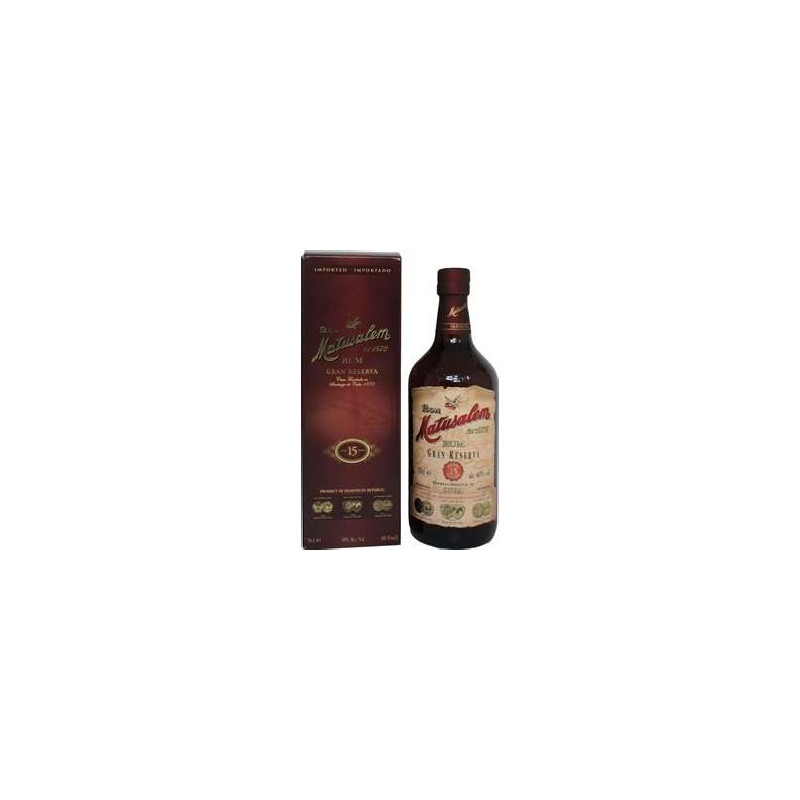 Rhum Matusalem 15 ans en vente au meilleur prix !