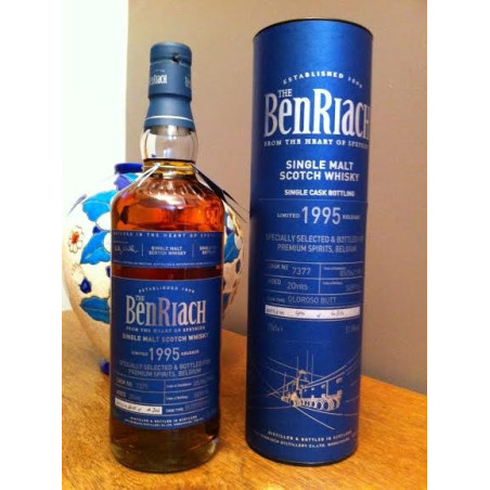 BENRIACH 1995 CASK 7377 FOR BELGIUM 51,8%