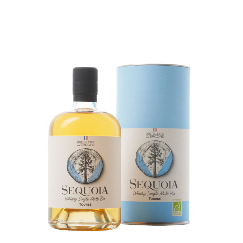 SEQUOIA WHISKY SINGLE MALT TOURBE BIO 46%