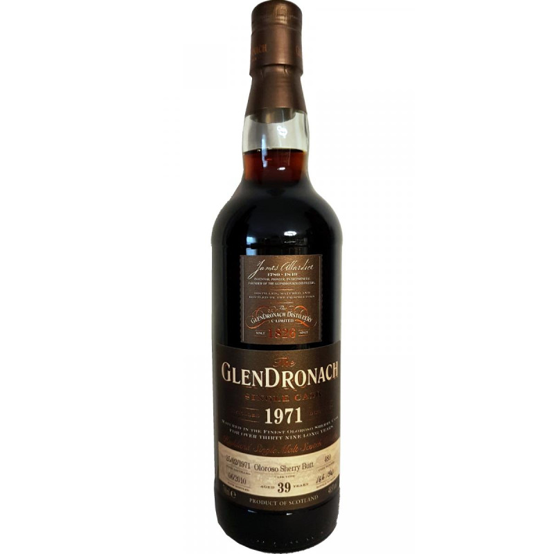 GLENDRONACH 39ANS 1971 SINGLE CASK 489 48,8%