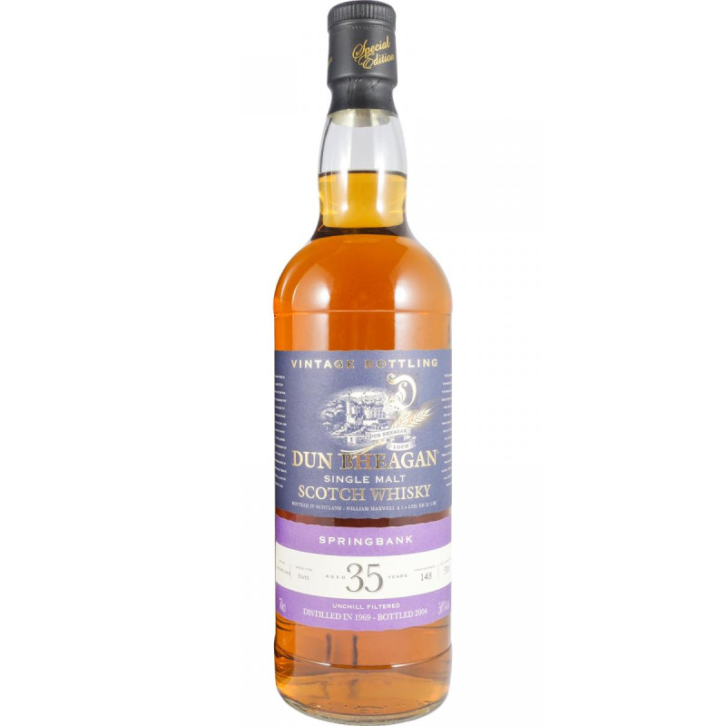 SPRINGBANK 1969 DUN BHEAGAN 35 ANS 50%